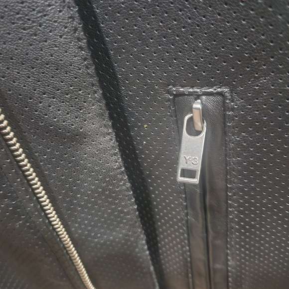 Mens Y-3 Mesh Motocycle Jacket - Picture 5 of 7